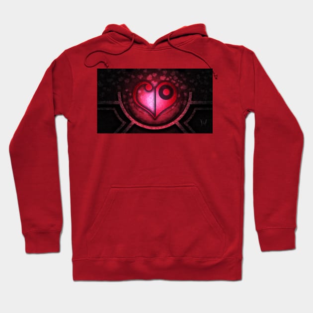 Crest of Love Hoodie by WrightWorks Productions